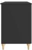 vidaXL Schreibtisch mit Regal Schwarz 142,5 x 50 x 75 cm Holzwerkstoff 3414577 Bild 5