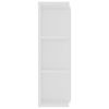 vidaXL Bad-Spiegelschrank Weiß 80x20,5x64 cm Holzwerkstoff 802606 Bild 5