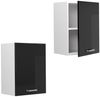 Hängeschrank R-Line Schwarz Hochglanz 45 cm Vicco Bild 5