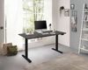 Schreibtisch Britta / Ben 36, Schwarz, 137 x 120 x 68 cm Bild 2