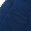 vidaXL Gewichtsdecke Stoff, 1x Gewichtsdecke, Blau, 155x220 cm, Stoff, 11 kg Bild 4