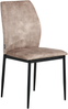 Esszimmerstuhl 4er Set ROCHEPORT Stoff Taupe Bild 4