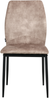 Esszimmerstuhl 4er Set ROCHEPORT Stoff Taupe Bild 5