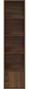 vidaXL Bücherregal Braun Eichen-Optik 31x24x127 cm Holzwerkstoff 860352 Bild 4