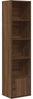 vidaXL Bücherregal Braun Eichen-Optik 31x24x127 cm Holzwerkstoff 860352 Bild 2