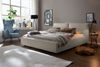 KAWOLA Bett HENRY Polsterbett Cord steingrau 160x200cm Bild 2