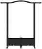 vidaXL Hochbeet mit Rankgitter und Dach Schwarz 124 x 40 x 129 cm PP 3423010 Bild 4