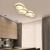 ZMH LED Deckenlampe Warmweiß Deckenleuchte: 4 Flammig 3000k Modern Wohnzimmerlampe Rund Ring 37W Weiß Schlafzimmerlampe 89cm Design Bürolampe für Schlafzimmer Wohnzimmer Flur Büro Küche Bild 3