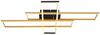 LED Deckenleuchte, beweglich, gold, schwarz, L 80 cm Bild 4