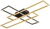 LED Deckenleuchte, beweglich, gold, schwarz, L 80 cm Bild 5