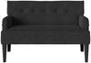 vidaXL Chesterfield Bank Schwarz 112 x 65,5 x 75 cm Samt 42019291 Bild 4