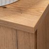 Doppelwaschtisch Skelbolu 120x60x40 cm 4 Schubladen Eicheoptik [en. casa] Bild 2
