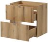 Doppelwaschtisch Skelbolu 120x60x40 cm 4 Schubladen Eicheoptik [en. casa] Bild 5