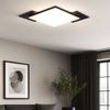 LED Deckenleuchte, Holzoptik, schwarz, L 63,5 cm Bild 3