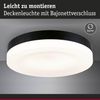 Paulmann 96778 LED Deckenleuchte Amalie 28cm Schwarz matt 2700K 3-Step-Dim Bild 4