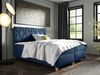Boxspringbett 'Irossu' blau 180x200 cm Bild 2