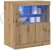 vidaXL LED-Sideboard Braun 60,5 x 37 x 67 cm Holzwerkstoff 863013 Bild 3