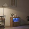 vidaXL LED-Sideboard Braun 60,5 x 37 x 67 cm Holzwerkstoff 863013 Bild 5