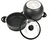 3 tlg Kuskus Topf 12L Dampfgarer COUSCOUS Ø26cm Dampfkocher Gemüse Steamer Induktion Mantykocher Bild 4