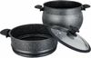 3 tlg Kuskus Topf 12L Dampfgarer COUSCOUS Ø26cm Dampfkocher Gemüse Steamer Induktion Mantykocher Bild 5