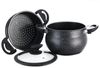 3 tlg Kuskus Topf 12L Dampfgarer COUSCOUS Ø26cm Dampfkocher Gemüse Steamer Induktion Mantykocher Bild 3