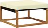 vidaXL Outdoor-Sofagarnitur mit Kissen 6 pcs Natur und Creme 3381378 Bild 4