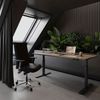 Bisley E-WonderTech elektrisch höhenverstellbarer Schreibtisch 180x80 cm in schwarz/weiß - Elektrischer Tisch höhenverstellbar mit Memory-Funktion, EWT251808-333-005 Bild 5