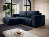 Eltap 'Bonett' Ecksofa mit Schlaffunktion, 92 x 175 x 250 cm, Dunkelblau, Links Bild 4