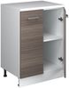 Küchenschrank für Dachschrägen R-Line Edelgrau 60 cm ohne Schräge mit 2 Türen Vicco Bild 3