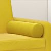 vidaXL Zierkissen 2 Stk. Gelb Ø15x50 cm Samt 349515 Bild 5