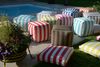 H.O.C.K. Sitzhocker H.O.C.K. Classic Streifen Outdoor Bean Cube Pouf 40 x 40 x 40 cm Farben, Hocker, Sitzhocker, Pouf Hocker, Barhocker - wetterfest, vielseitig Bild 2
