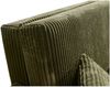 Wohnero24 Lirena 1 Schlafsessel mit Bettfunktion 80x195 cm – Cord Sessel ausziehbar 103x95 cm mit Bettkasten, kleines Gästebett, platzsparendes Einzelschlafsofa - Dunkelgrun Bild 4