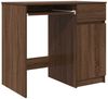vidaXL Schreibtisch Braun Eichen-Optik 86x49x76 cm Holzwerkstoff 861829 Bild 2
