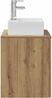vidaXL Wandmontierte Waschtisch Artisan-Eiche 49,5 x 41 x 62,5 cm 890285 Bild 4