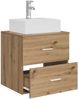 vidaXL Wandmontierte Waschtisch Artisan-Eiche 49,5 x 41 x 62,5 cm 890285 Bild 3
