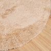 vidaXL Teppich Shaggy Hochflor NAVARRA Beige 240x240 cm Polyester 4102925 Bild 4