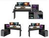 Gaming Schreibtisch Parisot Work 1-tlg. Holznachbildung Grau Bild 4