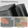 MAXCRAFT Mülleimer / Treteimer mit Soft Close Deckel und 2 Inneneimern - 60 Liter in Anthrazit Bild 5