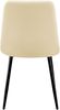 4er Set Esszimmerstuhl FANOR - Kunstleder Creme 45x55x84 cm | Essstühle Esszimmerstühle Küchenstühle Wohnzimmerstühle Bild 5