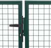 vidaXL Gartentor aus Stahl 350 x 75 cm Grün 144304 Bild 3