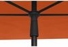 City Mittelstockschirm anthrazit/terracotta 140x210cm Bild 3