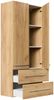Hochschrank XL eiche gold : Eiche Gold Bild 2