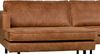 Ecksofa Rodeo Chaiselongue Lederoptik, links Cognac Bild 3