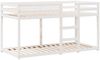 vidaXL Etagenbett mit Dach Weiß 90x200 cm Massivholz Kiefer 3282037 Bild 5