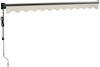 vidaXL Elektrische Markise mit Kurbel Creme 3,5x2,5 m 3154502 Bild 4