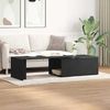 vidaXL Couchtisch Schwarz Eichen-Optik 150 x 50 x 35 cm Holzwerkstoff 862478 Bild 4