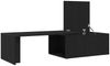 vidaXL Couchtisch Schwarz Eichen-Optik 150 x 50 x 35 cm Holzwerkstoff 862478 Bild 5