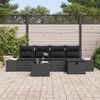 vidaXL Sofa Set mit Kissen 5 pcs Poly-Rattan 3360704 Bild 3