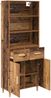 vidaXL Highboard Altholz 69,5 x 32,5 x 180 cm Holzwerkstoff 3415716 Bild 5