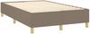 vidaXL Boxspringbett mit Matratze Taupe 120x190 cm Stoff 3269962 Bild 4